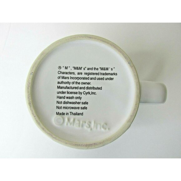 M&M's Coffee Mug Cup 3D Characters Red Blue Yellow Collectible Mars Inc. - Picture 6 of 6